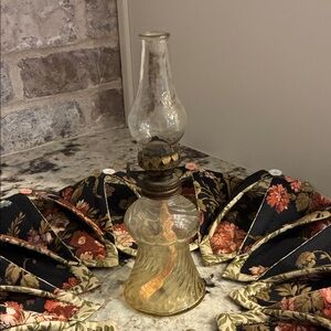 Vintage Plune & Atwood Acorn Oil Lamp